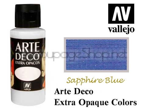 ACRYLICOS VALLEJO S.L. Arte Deco акрил, СУПЕР МАТ, 60мл -  ULTRA BLUE DEEP