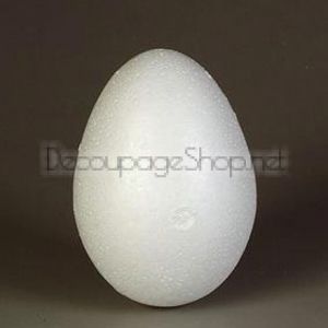 Яйце от стиропор - 7,5 х 5см