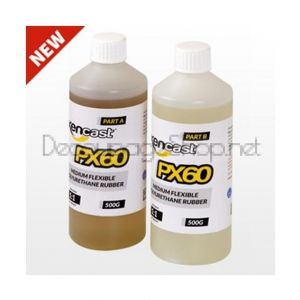 Xencast® PX60 гъвкав полиуретанов каучук - Xencast PX60 Medium Flexible Polyurethane Rubber - 1kg