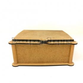 Кутия за бижута с капак и колони-правоъгълна- 18147K