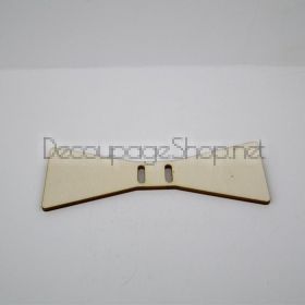 Дървена папионка Флирт Бо - заготовка от шперплат - 11040L