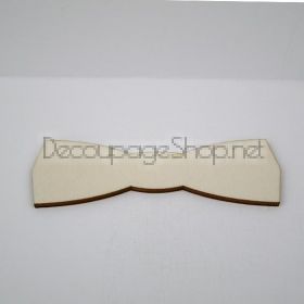 Дървена папионка Конте - заготовка от шперплат - 11540
