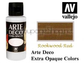 ACRYLICOS VALLEJO S.L. Arte Deco акрил, СУПЕР МАТ, 60мл - ROOKWOOD RED