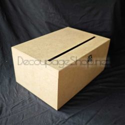 СВАТБЕНА КУТИЯ ЗА ПАРИ и ПОЖЕЛАНИЯ от МДФ - 32 х 22х15см