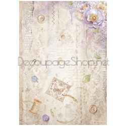 STAMPERIA QUIET DAYS ДЕКУПАЖНА ОРИЗОВА ХАРТИЯ А4 - DFSA41074