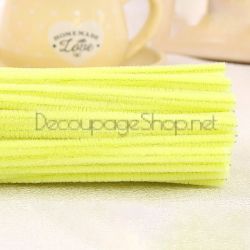 Дълги Плюшени Телчета : Пакет с 10 Броя : 30см: ЛИМОПНЕНО ЖЪЛТО