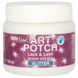 Декупажно лепило Art Potch Lack&Leim Glitter-Silber, 150 ml