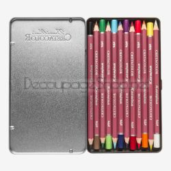 Комплект цветни моливи Cretacolor, KARMINA, 12 цвята