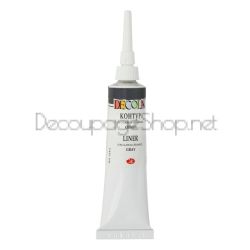 DECOLA КОНТУР ЗА СТЪКЛО И КЕРАМИКА 18 МЛ. - СИВ