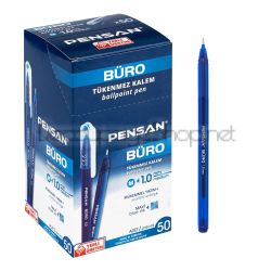 Химикалка Pensan Buro TC Ball 1.0 mm СИН