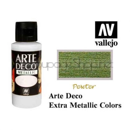  ACRYLICOS VALLEJO S.L. Arte Deco акрил,металик 60мл - 7 цвята