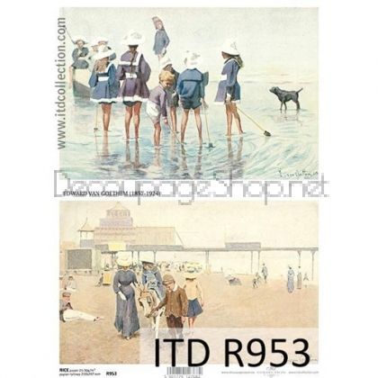 ITD COLLECTION ДЕКУПАЖНА ОРИЗОВА ХАРТИЯ А4 - R0953