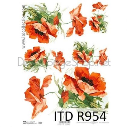 ITD COLLECTION ДЕКУПАЖНА ОРИЗОВА ХАРТИЯ А4 - R0954