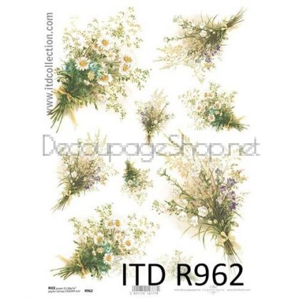 ITD COLLECTION ДЕКУПАЖНА ОРИЗОВА ХАРТИЯ А4 - R0962