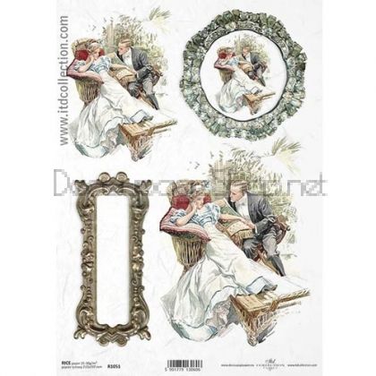 ITD COLLECTION ДЕКУПАЖНА ОРИЗОВА ХАРТИЯ А4 - R1051