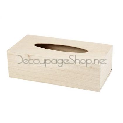 CREATIV Дървена кутия за  салфетки - 27 х 14 х 8см