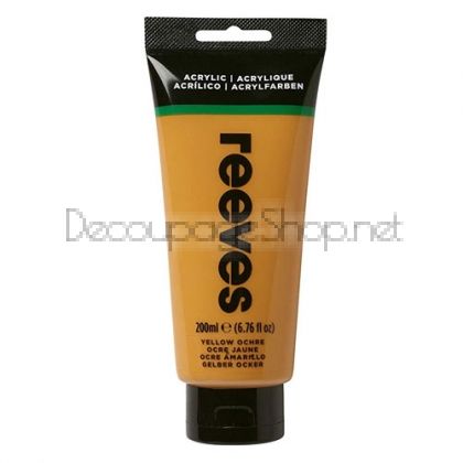 REEVES АКРИЛНА БОЯ 200 МЛ - YELLOW OCHRE 8381500