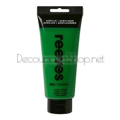 REEVES АКРИЛНА БОЯ 200 МЛ - LIGHT GREEN 8381420