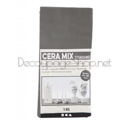 Cera-Mix Standard Casting Plaster, light grey, - Стандартна смес за отливки - светлосива - 1kg