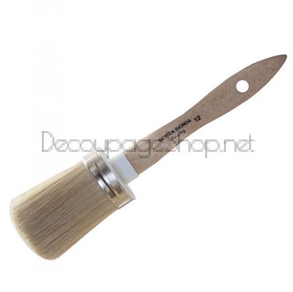 S169 Series - Oval Paint Brush - Synthetic Fibres SIZE 14 - Кръгла четка за тебеширена боя 42мм