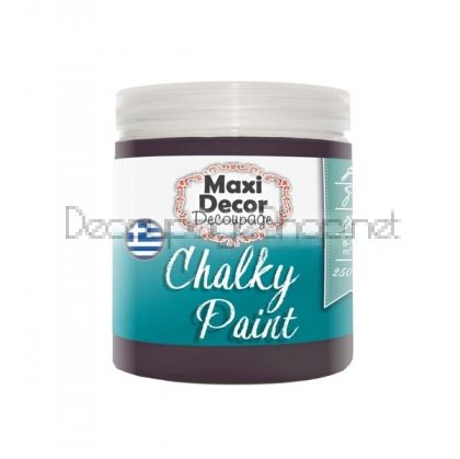 Тебеширена боя CHALKY PAINT - Maxi Decor - цвят 511 BROWN - 250МЛ.