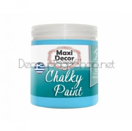 Тебеширена боя CHALKY PAINT - Maxi Decor - цвят 516 SKY BLUE - 250МЛ.