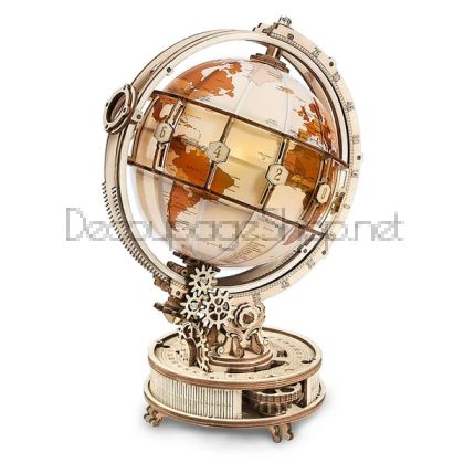 ROBOTIME 3D ДЪРВЕН ПЪЗЕЛ LUMINOUS GLOBE 180 ЧАСТИ ST003