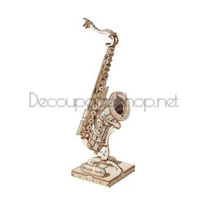 ROBOTIME 3D ДЪРВЕН ПЪЗЕЛ SAXOPHONE 136 ЧАСТИ TG309