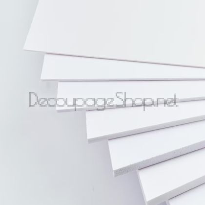 Пенокартон PREMIER 3 mm - 50 x 70 cm : Бял FOAM BOARD WHITE