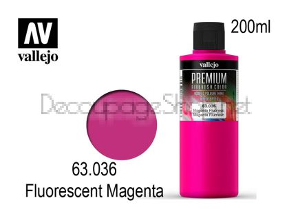 Боя за аерограф Premium 200 мл - Fluorescent Magenta - Acrylicos Vallejo