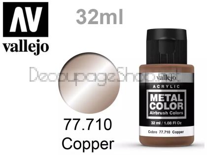 Металик боя за аерограф 32 мл. Copper - ACRYLICOS VALLEJO S.L.