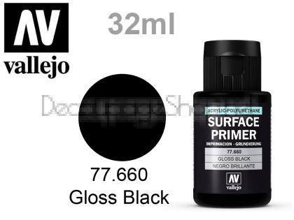 Черен повърхностен грунд 32ml - Acrylicos Vallejo