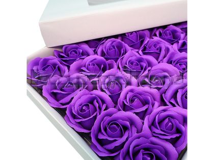 Сапунена роза Elegantz Love Purple , 6.5см x5см, Лилав