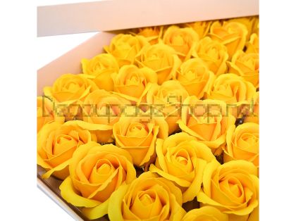 Сапунена роза  Love Yellow , 6.5см x5см, Жълт