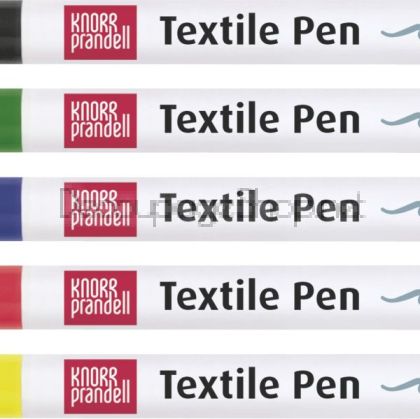 Маркери за Текстил : Тънки 1-2 mm : 5 Цвята : Основни