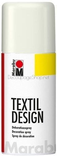 Спрей за Текстил Marabu : 150 ml : 070 Бял