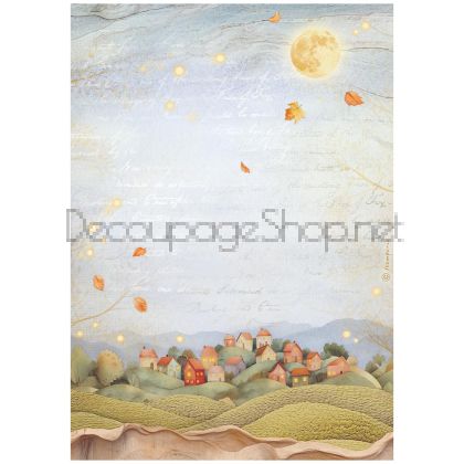 STAMPERIA WHISPERING WOODS ДЕКУПАЖНА ХАРТИЯ А4 - DFSA41058