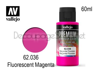Боя за аерограф Premium 60 мл - fluo magenta -  Acrylicos Vallejo