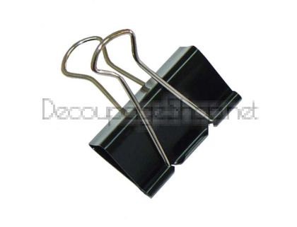 Метална Щипка Черна 25 mm - 1 брой