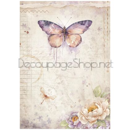 STAMPERIA QUIET DAYS ДЕКУПАЖНА ОРИЗОВА ХАРТИЯ А4 - DFSA41075