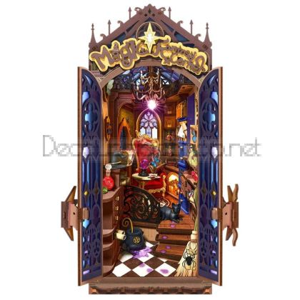 ROBOTIME 3D ДЪРВЕН ПЪЗЕЛ MAGIC FANTASY CORNE 185 ЧАСТИ TGB14