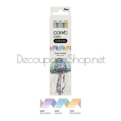 Алкохолни Маркери : Copic Ciao : Layer & Mix : 3 Цвята : Pastels