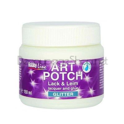 Декупажно лепило Art Potch Lack&Leim Glitter-Gold, 150 ml