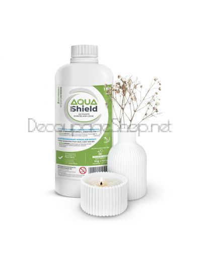 Aqua Shield - Добавка за екосмоли и гипсови отливки - за водоустойчивост, порцеланов ефект и здравина