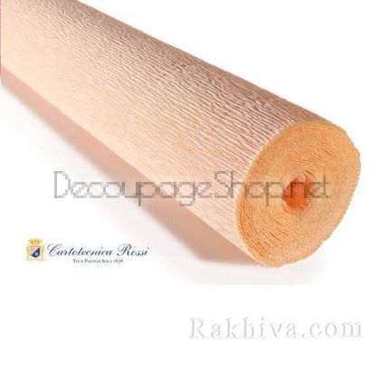 Крепирана хартия (Италия Cartotecnica rossi) 180 гр., 20/17A5 (праскова)
