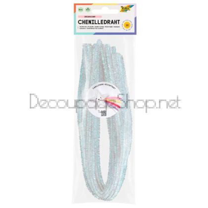 FOLIA ВЕЛУРЕНА, ПЛЮШЕНА ТЕЛ 8 ММ. 50 СМ 10БР - IRIDESCENT