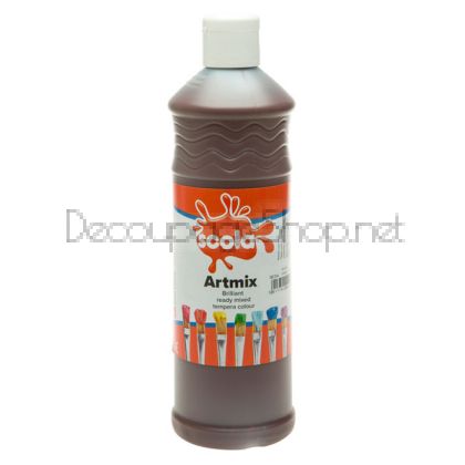 SCOLA ARTMIX READY MIXED ТЕМПЕРНА БОЯ 600 МЛ - ПЕЧЕНА УМБРА
