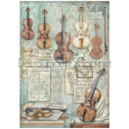STAMPERIA SYMPHONY ДЕКУПАЖНА ОРИЗ ХАРТИЯ А4 - DFSA41124