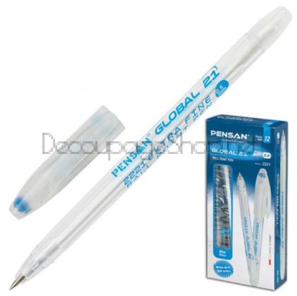 Химикалка Pensan Global TC Ball 0.5 mm СИН