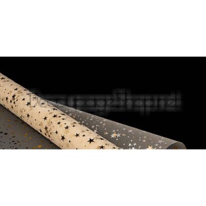 Декоративна мрежа Gold Stars 48cm/2.20м